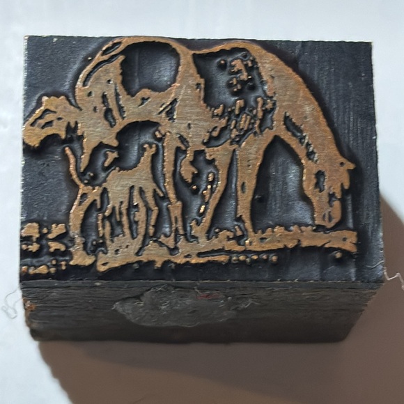 Newspaper Block Stamps Typesetting Stamps Vintage Wood Block Typesetting - Picture 11 of 16